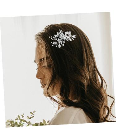 MERRYHAPY Bridal Hair Comb Clip Wedding Bridal Hair Comb Wedding Hair Accessories Wedding Bride Hair Comb Rhinestone Hair Accessories Rhinestone Hair Comb Flower Hair Comb Zinc Alloy - Buy Online on GoSupps.com