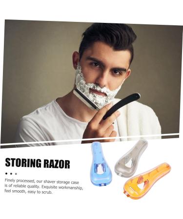 Hakidzel 3-Piece Razor Storage Box | Manual Safety Razor Holder Travel Case for Men | Durable & Compact Design - Buy Online on GoSupps.com