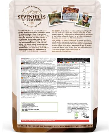 Sevenhills Wholefoods Super Berry Smoothie Powder Blend with Baobab, Chicory Root, and Beetroot 400g - Organic Superfood Blend with Blueberry, Carrot, Lucuma & Strawberry Powder - Beetroot 400g (1 Pack) - Buy Online on GoSupps.com