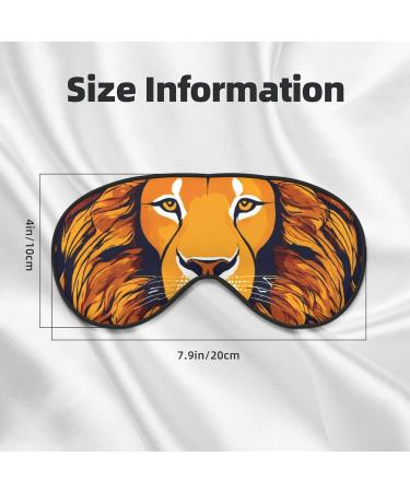 SSIMOO Cool Lion Sleep Mask - Adjustable Breathable & Fashionable Eye Mask for Comfortable Sleep - International Shipping Available - Buy Online on GoSupps.com
