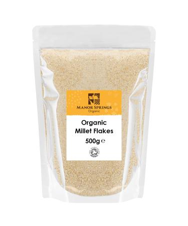 Organic Millet Flakes 500g by Manor Springs Organic - Buy Online on GoSupps.com