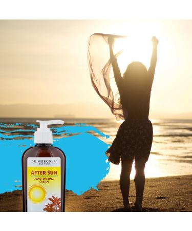 Dr. Mercola After Sun Moisturizing Cream 8 oz - Skin-Supporting & Antioxidant-Rich Formula - Buy Online on GoSupps.com