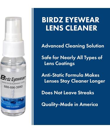Buy Birdz Eyewear Lens Cleaning Spray - Two Bottles for Amazing Eyeglasses & Sunglasses Care | International Shipping Available - Buy Online on GoSupps.com