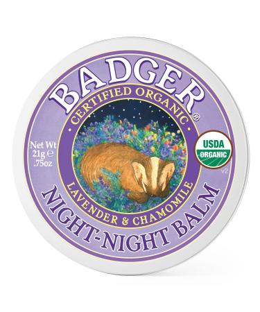 Badger Company Organic Night-Night Balm Lavender & Chamomile .75 oz (21 g)
