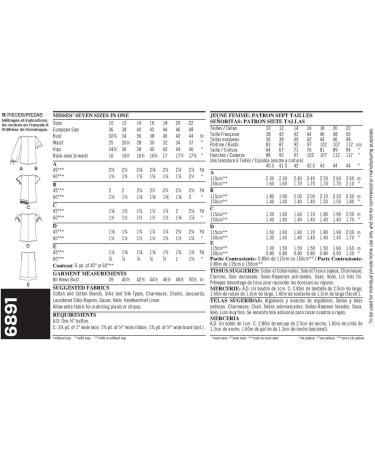 Simplicity 6891 Misses Pull-On Tops | Easy Pattern with Sleeve Variations | Sizes 10-22 - Buy Online on GoSupps.com