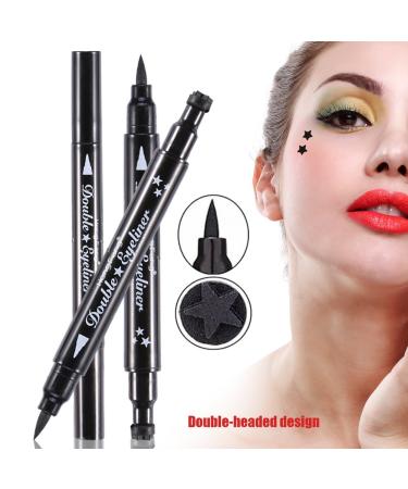2 in 1 Double Liquid Eyeliner - Waterproof Pencil with Heart Stamp | Durable Eye Cosmetics for Stunning Looks - Buy Online on GoSupps.com