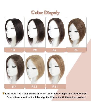 Molefi Upgraded Dark Brown Lace Base Hair Topper - Real Human Hair Extension for Women - Buy Online on GoSupps.com