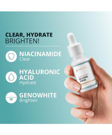 Abera Suero Melasma - Tratamiento con Niacinamida & Hidroquinona para Manchas Oscuras - 20ml | Mejora tu Piel Hoy - Buy Online on GoSupps.com