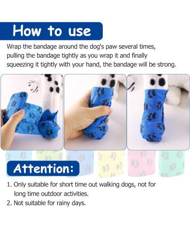 Disposable Dog Shoes & Socks - Breathable Paw Protection for Outdoor Sports | Size S (5x6CM) - Buy Online on GoSupps.com