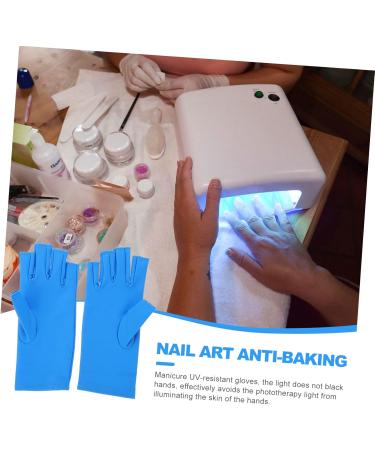 PLAFOPE 1 Pair Nail Gloves Manicure Gloves Fingerless Mitts UV Shield Gloves Sunscreen Gloves Manicure Tools Nail Art Tools Fingerless Gloves Gloves - Buy Online on GoSupps.com