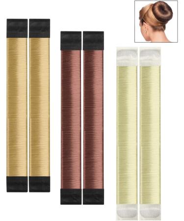 Gearmax 6 Pack Hair Bun Maker Fast & Easy Donut Bun Maker DIY French Twist Bun Shaper for Girls Women - Buy Online on GoSupps.com