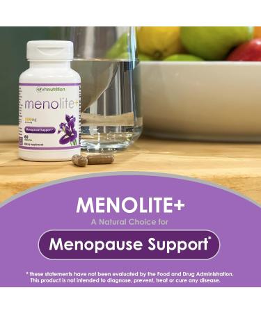 VH Nutrition MENOLITE+ | Menopause Supplement for Women | Maximum Strength Hormonal Support & Hot Flash Relief | Natural Symptom Relief Formula | 60 Capsules - Buy Online on GoSupps.com