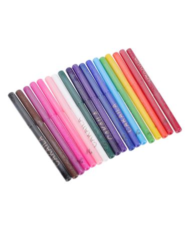 Outanaya 18pcs Eyeliner Makeup Tools Eye Line Pen Eye Shadow Stick Colors Eye Liner Eyes Cosmetics Tools Abs