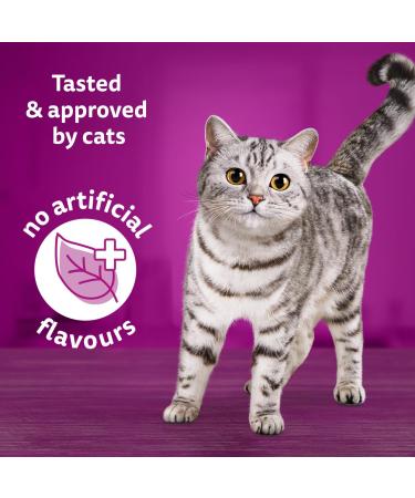 WHISKAS Meaty Selections Adult Wet Cat Food Pat - 6 Chicken 6 Beef 12x100g Tray Beef Chicken Chicken - Beef 100 g (Pack of 12) - Buy Online on GoSupps.com