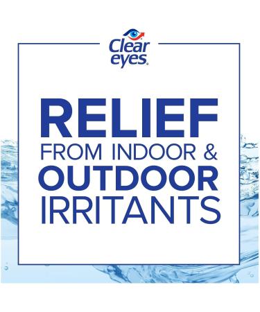 Clear Eyes Itchy Eye Relief 0.5oz - Alleviates Dryness Burning Redness & Irritations - Fast Shipping Worldwide - Buy Online on GoSupps.com