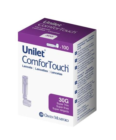 Unilet Comfort Touch Super Thin Lancets 30g 100 Count