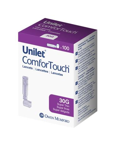 Unilet Comfort Touch Super Thin Lancets 30g 100 Count - Buy Online on GoSupps.com