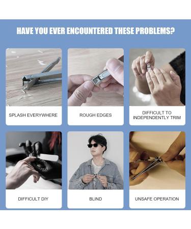 Automatic Nail Trimmer | Fingernail Electric Cutter | Curved Nail Trimmer Electric Nail Grooming Tool Electric Fingernail Clipper Automatic Nail Grooming Device Nail Trimming Device for Home - Buy Online on GoSupps.com