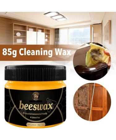 Natural Wooden Seasoning Beeswax - Wooden Furniture Care Wax | Multipurpose Cleaning Wax Polish and Cleaning for Mahogany Furniture Art Furniture Floors Lithographs ETC - Buy Online on GoSupps.com