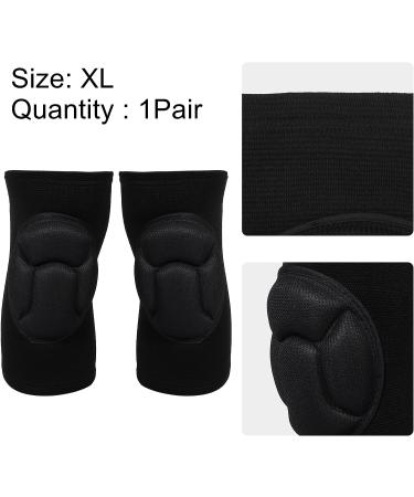 VOCOSTE Knee Brace Protection - Soft Breathable Support for Sport, Gym & Skating - Black XL - Buy Online on GoSupps.com