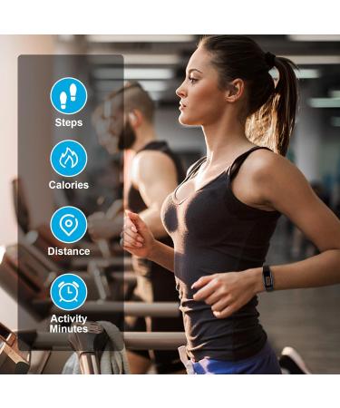Waterproof Pedometer Watch - Simple Step Counter for Walking | Track Steps, Calories, Distance & Time | For Women, Men, Kids, & Parents - Buy Online on GoSupps.com
