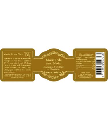 ALBERT MENES AM - Mustards - Walnut Mustard 100g - Buy Online on GoSupps.com