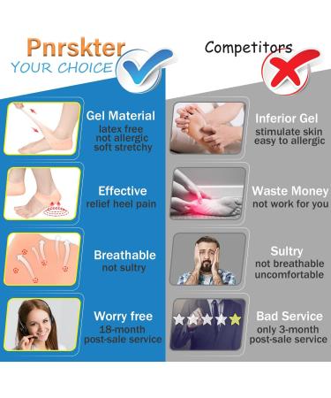 Buy Heeren Cushion 4PC Gel Heel Spur Inserts - Silicone Pads for Heel Pain Relief & Plantar Fasciitis - Comfortable Heel Socks for Cracked Heels (Nude Color) - Buy Online on GoSupps.com