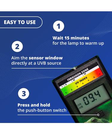 Solarmeter Model 6.5R Reptile UV Index Meter ABS Polymer Black 1 - Buy Online on GoSupps.com