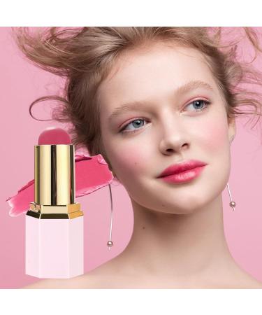  SVCEQZE Blush Stick for Cheeks | Water-Resistant Hydrating Cheek Foundation | Natural Highlighting & Face Highlighting Dry Oily Skin Mixed Cheekbones Eyebrow Lips - Buy Online on GoSupps.com