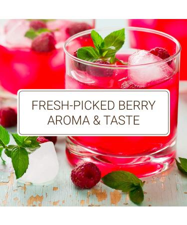 Monin Raspberry Syrup - Sweet and Tart Cocktail Mixer - Gluten-Free, Non-GMO - 33.8 Fl Oz (1 Liter) - Buy Online on GoSupps.com