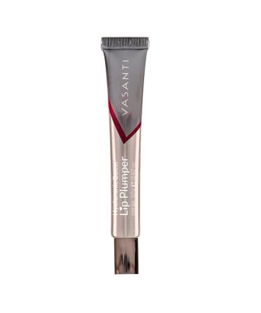 VASANTI Lip Plumper Hyaluronic Boost - Glossy Paraben-Free, Hydrates Softens and Volumizes Lips Natural Lip Enhancer (KISS ME QUICK - Clear)