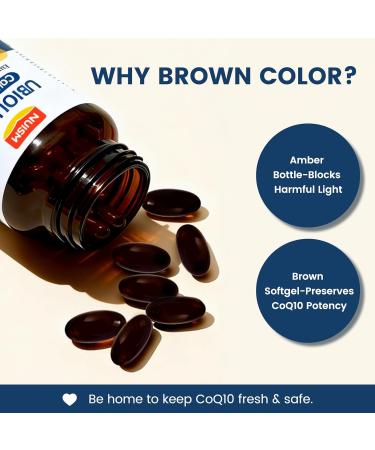 NUISM CoQ10 600mg Softgels,Ubiquinol Q10 Coenzyme Supplement,Coq 10 600mg Vitamins Maximum Absorption,Antioxidant Support for Heart Health & Energy - Buy Online on GoSupps.com