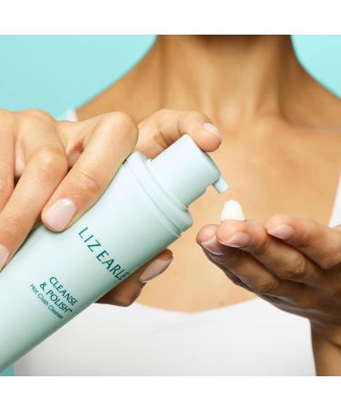 Liz Earle Cleanse & Polish Hot Cloth Face Wash - Gentle Facial Cleanser & Exfoliating Cotton Cloth - Boosts Hydration and Reveals Instant Radiance (100ml) - Buy Online on GoSupps.com