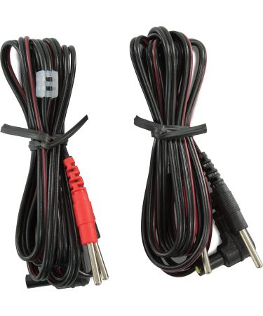 Premium 2 x Lead Wires for TENS and EMS Units  Standard Female Plug