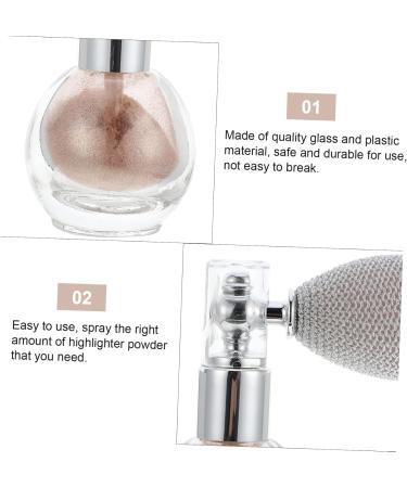  Healvian Healvian 2 Piece Spray Bottle Highlighter Spray Highlighter Glitter Bottle Powder Glitter Bottle Highlighter Gloss Spray Powder Spray Bottle Powder Spray - Buy Online on GoSupps.com