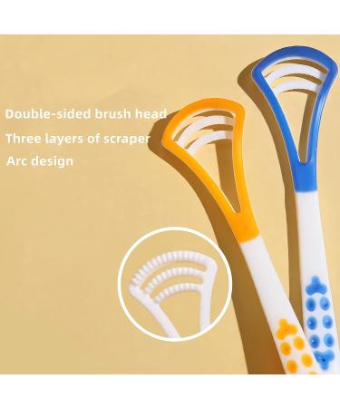 6-Piece Tongue Scraper Set for Adults and Kids - Tongue Cleaner Kit - Buy Online on GoSupps.com