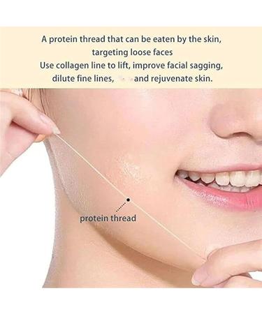 Absorbable Collagen Thread Moisturizing Silk Collagen Protein Thread Lifting Set No Needle Soluble Protein Threads Lifting Anti-Aging Anti-Wrinkle Firming Lift Skin Care (10*A2) - Buy Online on GoSupps.com