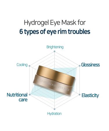 Petitfee Gold Hydrogel Eye Patch - 60 Pieces for Bright Eyes & Anti-Aging - Buy Online on GoSupps.com