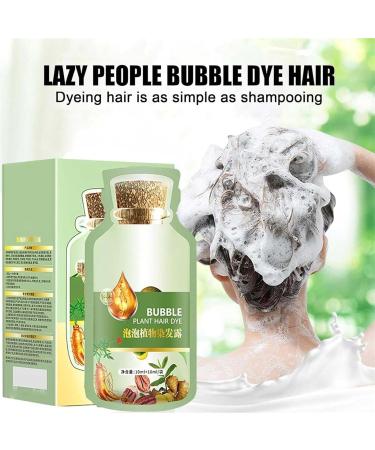 Duskweling Natural Plant Hair Dye Bubble Plant Hair Dye Shampoo Duskweling Hair Dye for Grey Hair-1Box Coffee - Buy Online on GoSupps.com