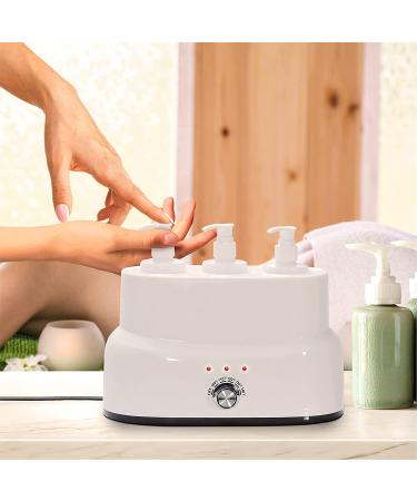 AMETHYST LAKE Massage Oil Warmer with 3 Bottles - Professional Salon Spa Heater for Home and Beauty Treatment - Buy Online on GoSupps.com