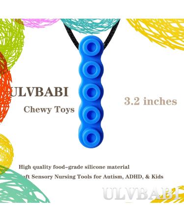 Buy Silicone Bite Ring Necklace - Cute Jewelry Pendant for Adults & Babies | Soft Sensory Breastfeeding Tools for Autism & ADHD | 5 Pieces - Buy Online on GoSupps.com