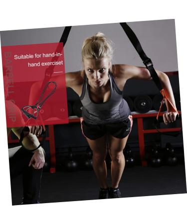 Buy 1 Pair Fitness Pull Rope Exercise Bands with Handle - Resistance Bands for Stepper & Sports Supplies - Enhance Your Workout - Buy Online on GoSupps.com