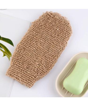 Milists Jute Fiber Bath Hand Shoes & Soap Bag 2 Piece Set for Foaming & Drying Soap | Natural Shower Gloves - Buy Online on GoSupps.com