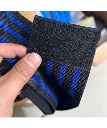 Buy Fitness Winding Knee Bandage Compression Straps - Elastic Outdoor Sports Training (Royal Blue) | International Shipping Available - Buy Online on GoSupps.com