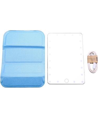 Koanhinn Lighted Makeup Mirror Vanity Mirror with Lights Touch-Screen Dimming Portable High Definition Clarity Cosmetic Light Up Magnifying Mirror Silver - Buy Online on GoSupps.com