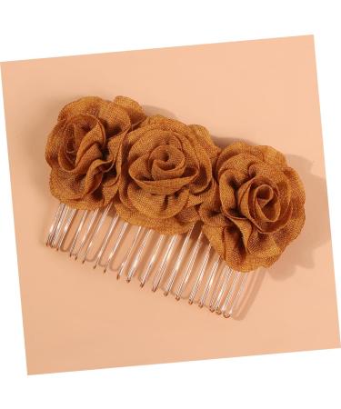 Hairclips Metal Hair Clips Womens Hair Clips Barrettes for Women Clips for Hair Bridal Flower Clip Flower Hair Clip Cloth Flower Hairpin Bridal Barrette Prom Bride Hair Accessories - Buy Online on GoSupps.com