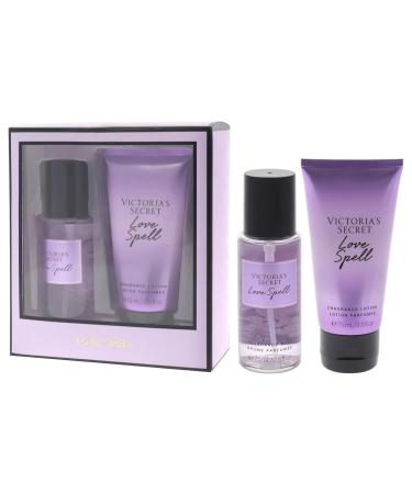 Victorias Secret Love Spell Set for Women - 2 Pc Mini Gift Set 2.5oz Fragrance Mist 2.5oz Fragrance Lotion - Buy Online on GoSupps.com