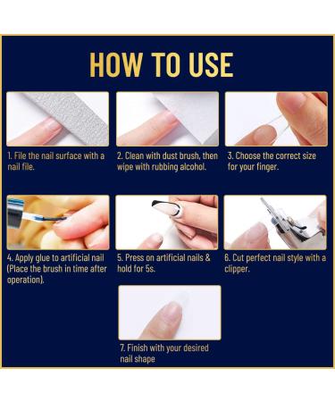 Valitic Nail Glue & Strengthener for Acrylic/Press On Nails - Quick Dry Brush On Gel, Long Lasting & Adhesive Bond for False Nails - Nail Strengthener for Tips - 0.33oz, 1 Pack - Buy Online on GoSupps.com