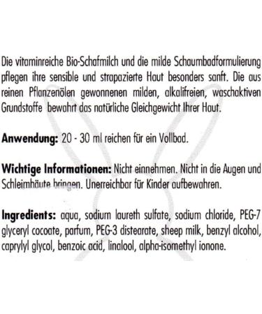 Natural Sheeps Milk Bubble Bath by Haslinger 400 ml | Luxurious International Shipping - Buy Online on GoSupps.com