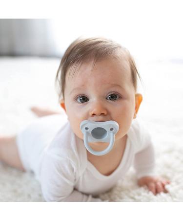 Dr. Brown's HappyPaci 100% Silicone Pacifier 0-6m BPA Free - 3 Pack Variety Pack (Blue/Light Blue/White) - Buy Online on GoSupps.com